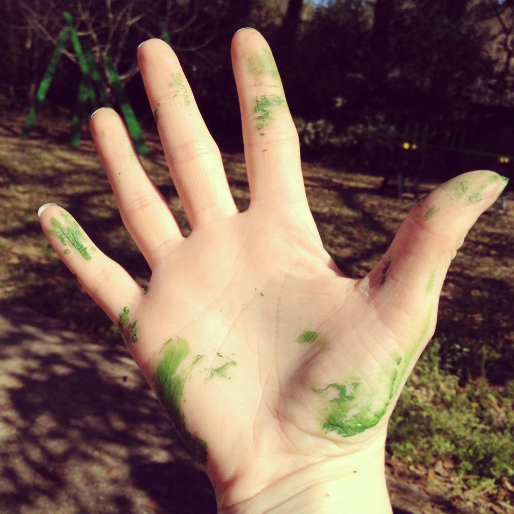My green hand