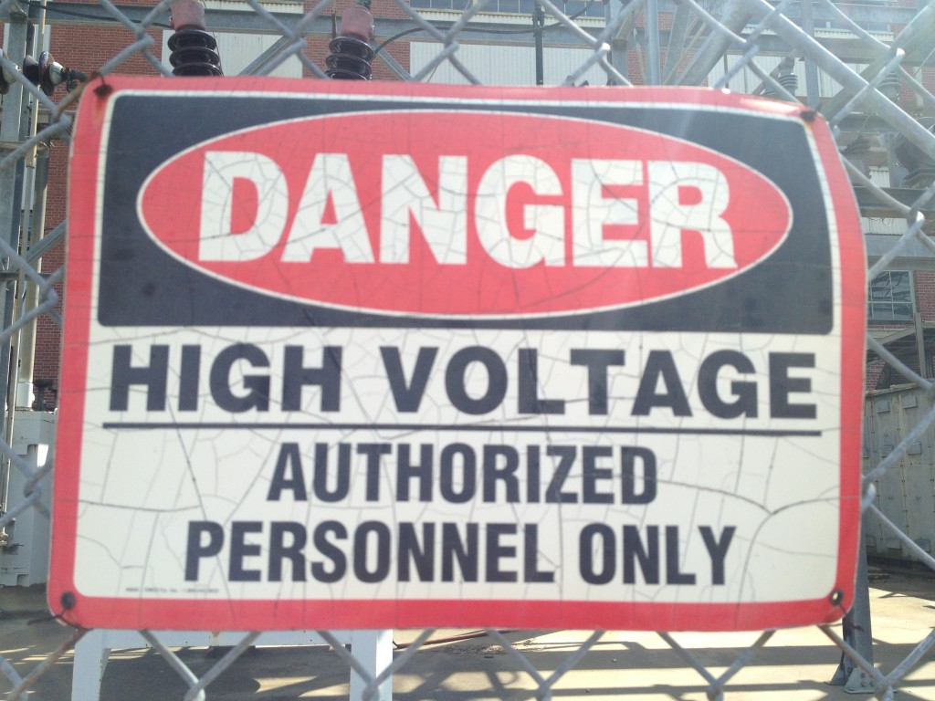 High voltage.