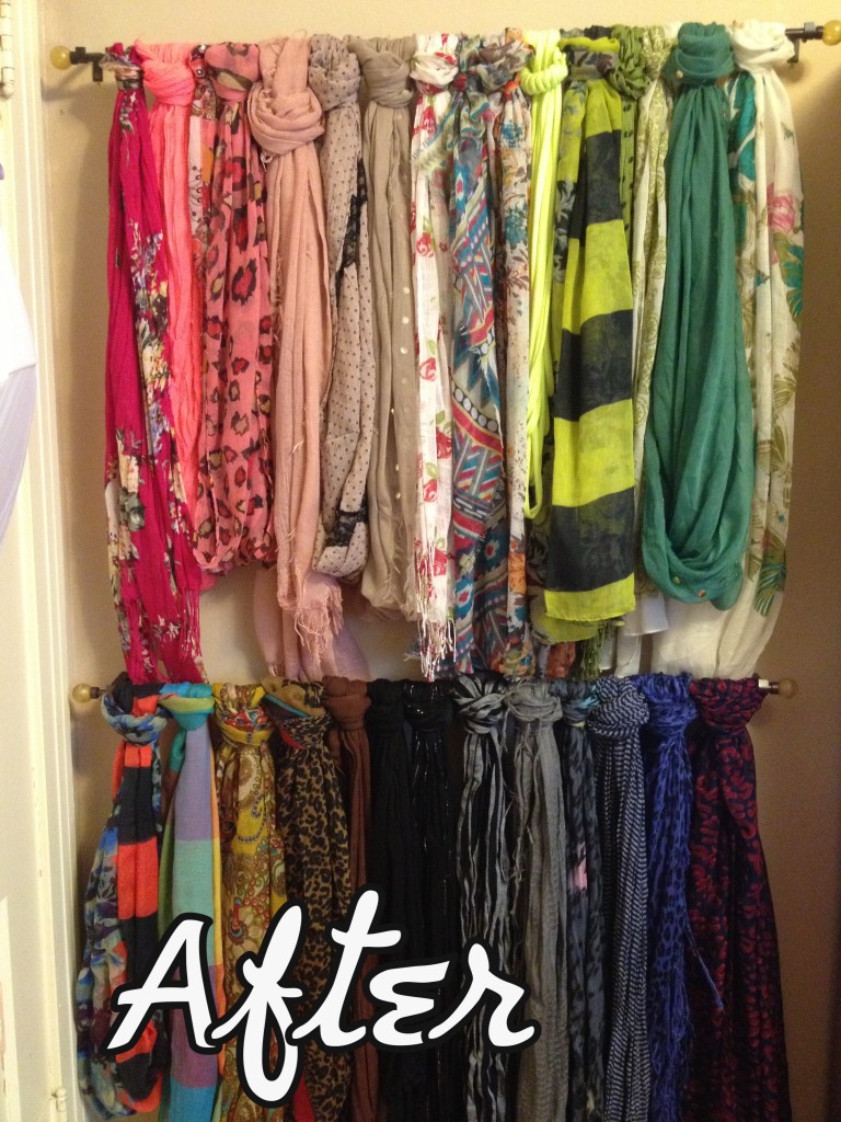 new scarf storage