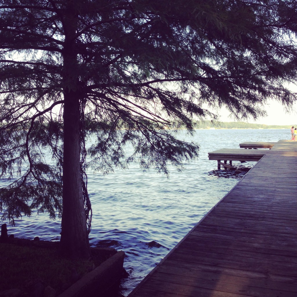 the pier at Lake D'Arbonne