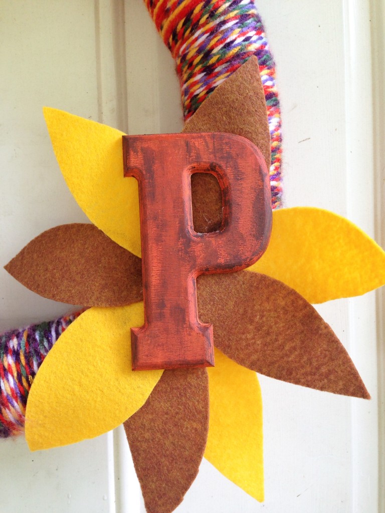 DIY fall wreath