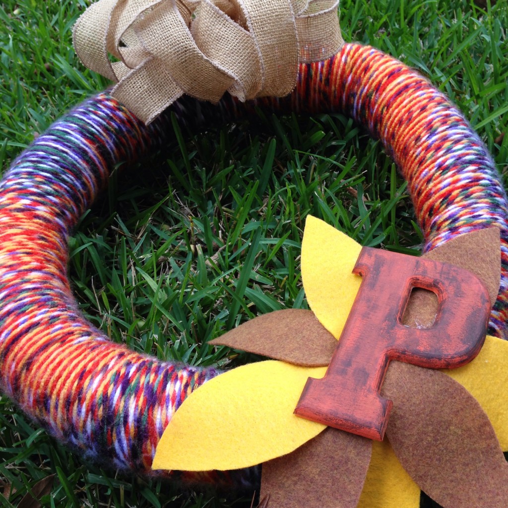 DIY fall wreath