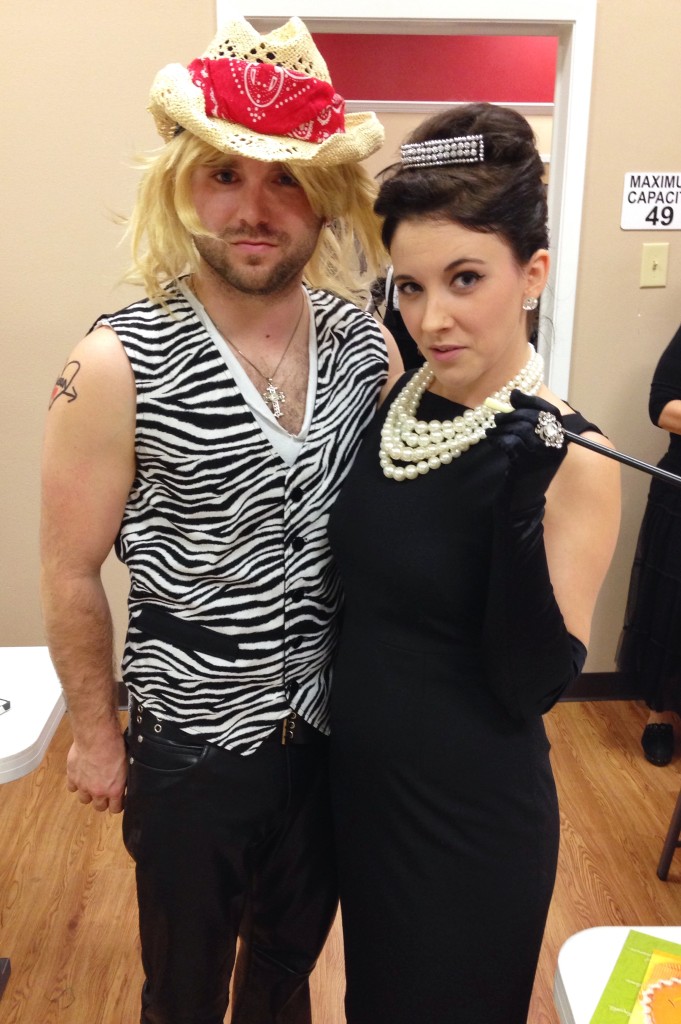 Audrey Hepburn and Brett Michaels