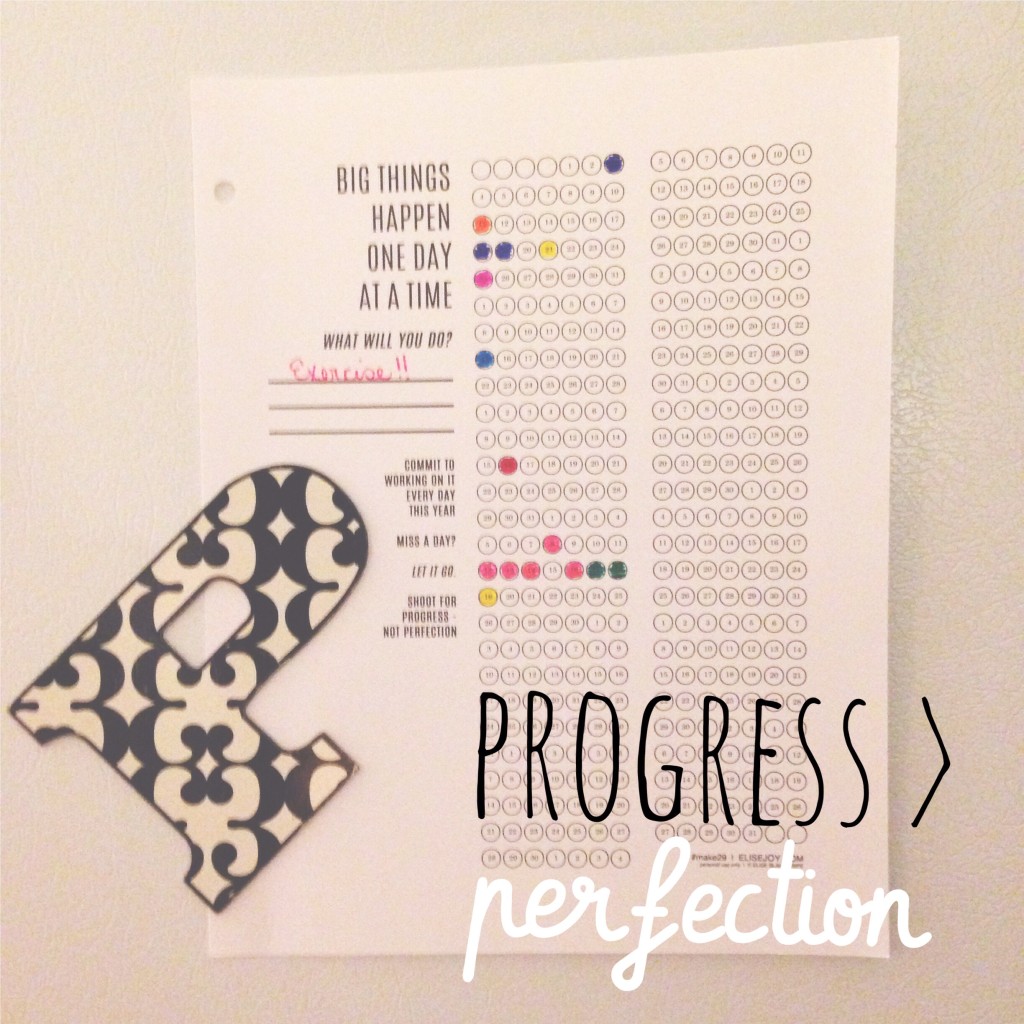 progress > perfection