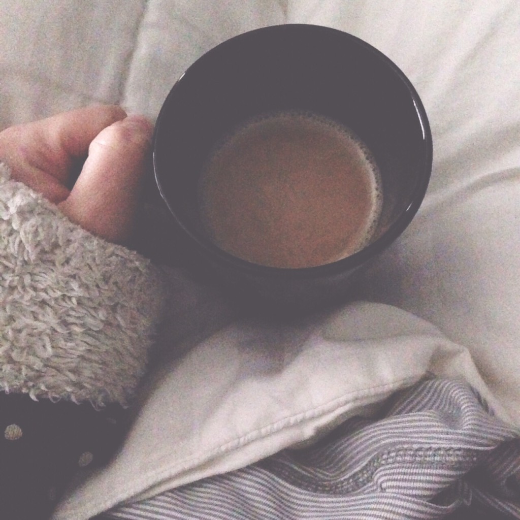 coffee and new sheets