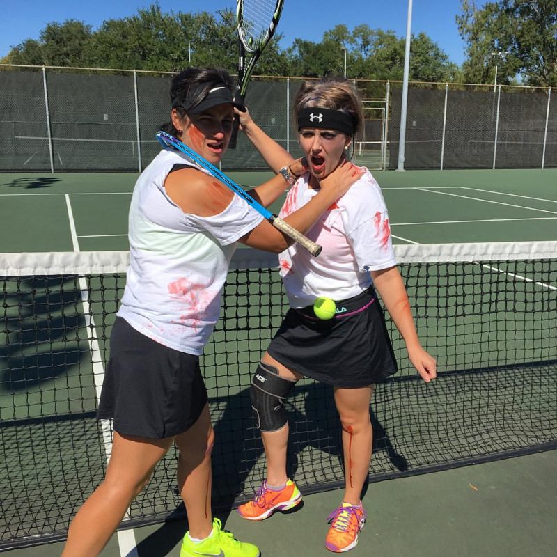 angry tennis player costume