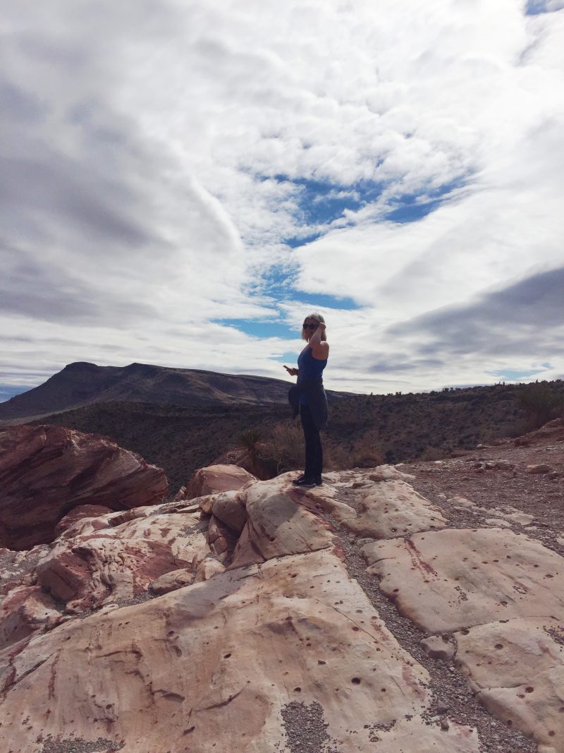 Pamela Petrus at Red Rock Canyon