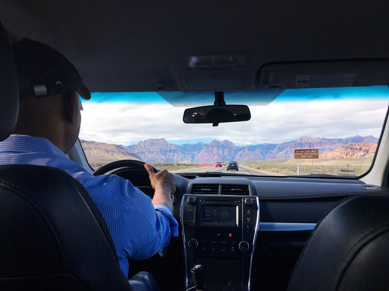 Uber Driver Red Rock Canyon Mojave Desert