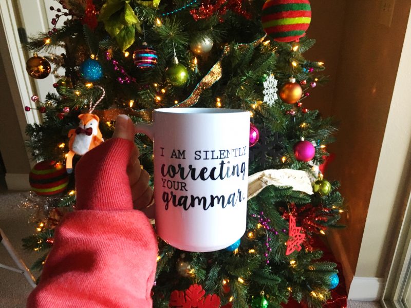 Pamela Petrus Christmas Tree and mug 2017