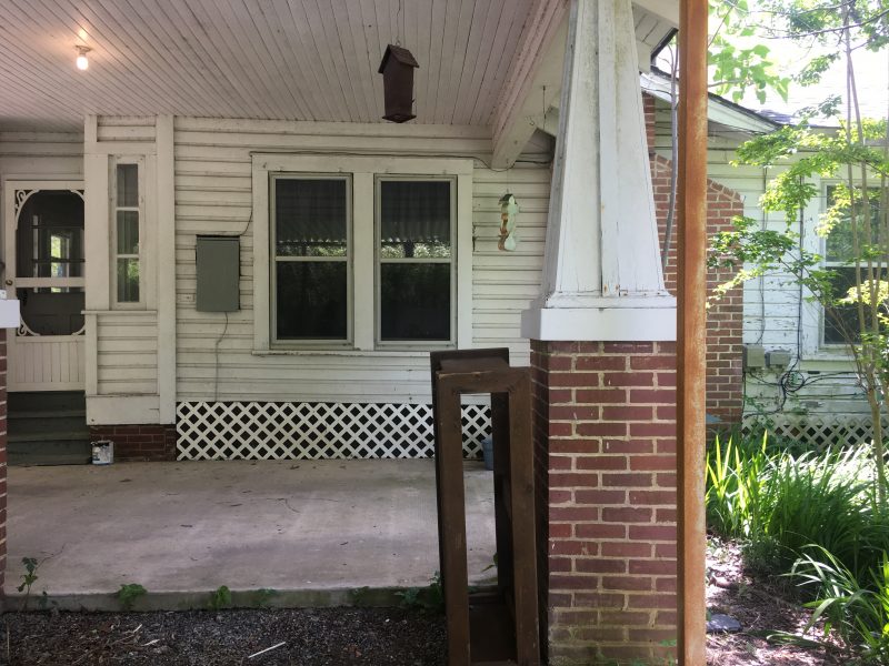 100 Year Old House Carport