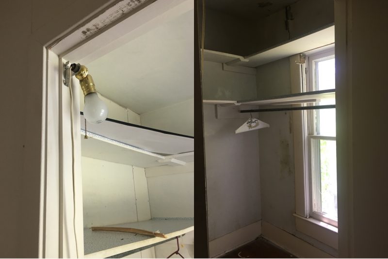 100 Year Old House Closet