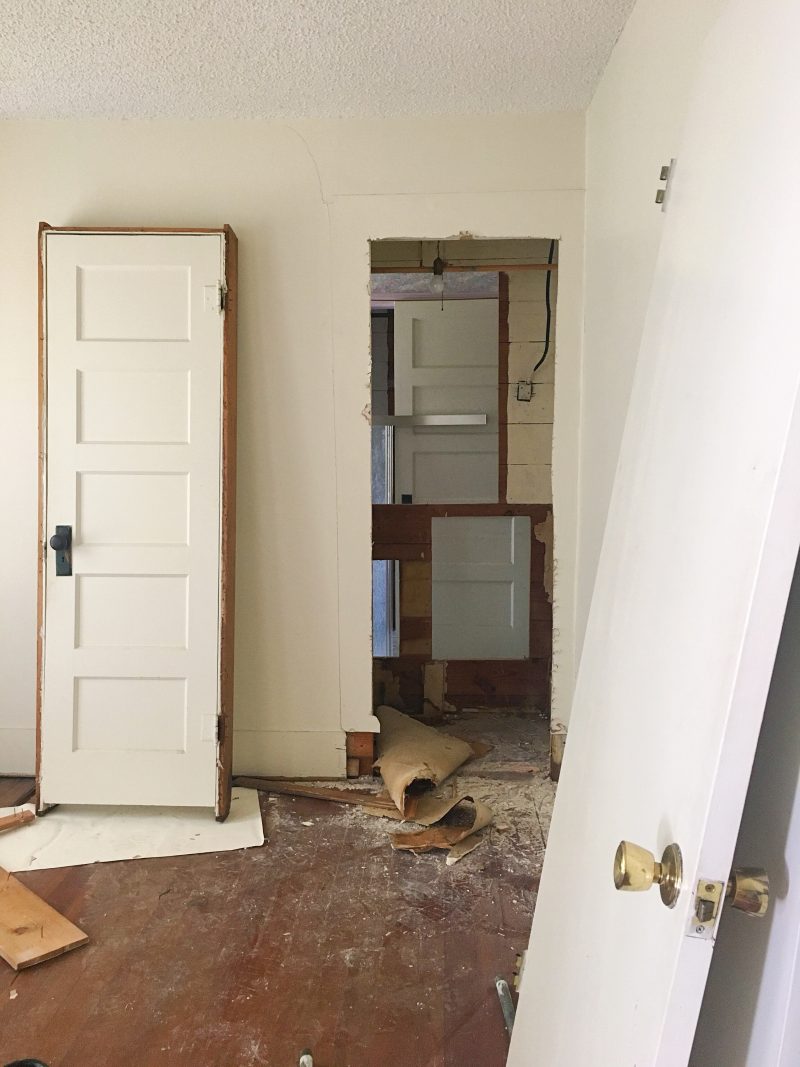 100 year old house closet remodel