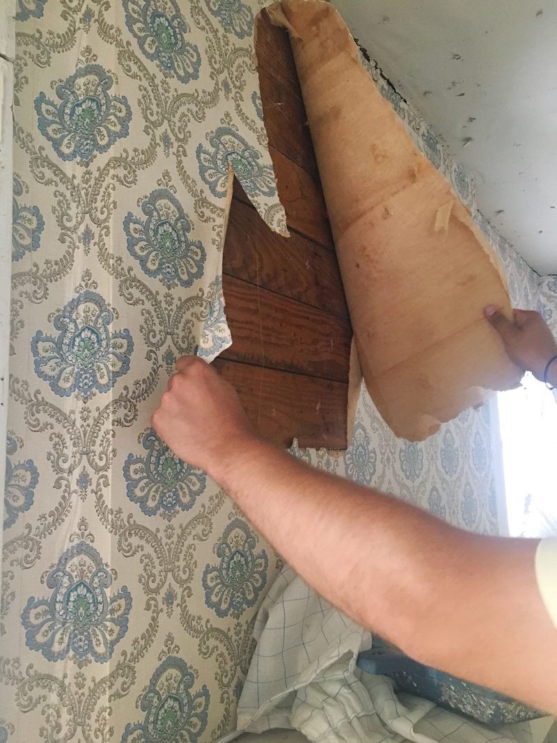 100 year old house wallpaper removal