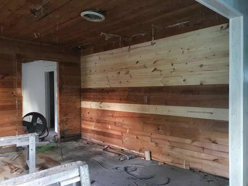 100 year old house shiplap repair