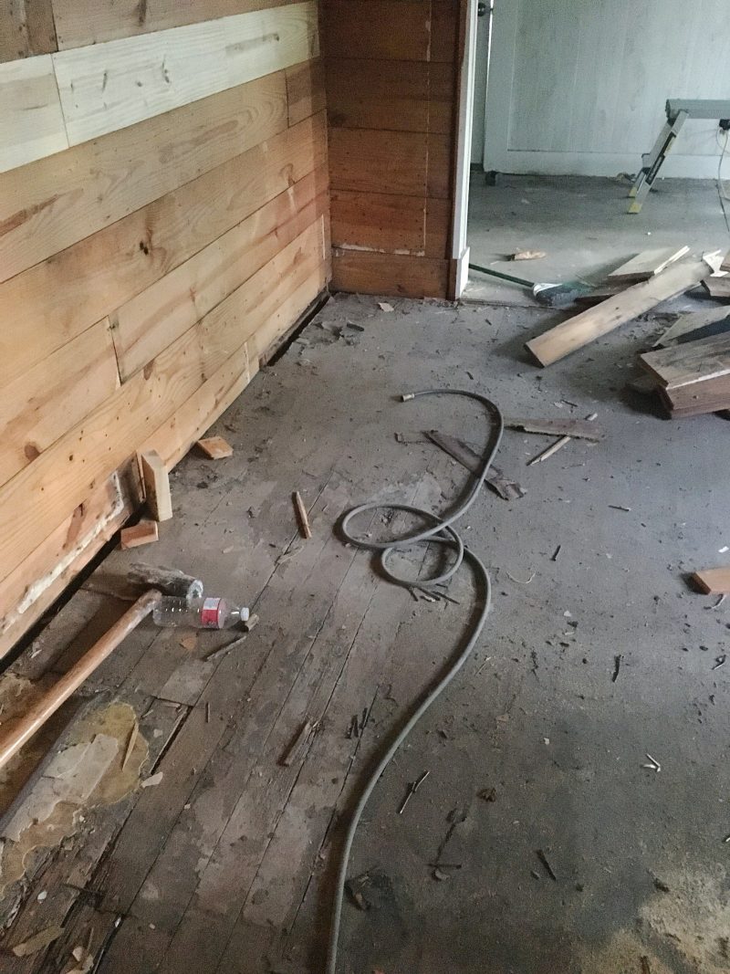 100 year old house kitchen flooring