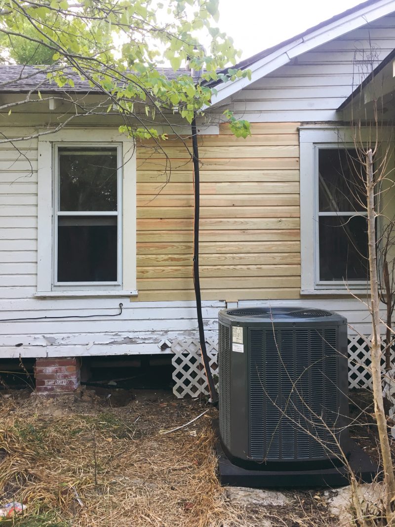 100 year old house window removal