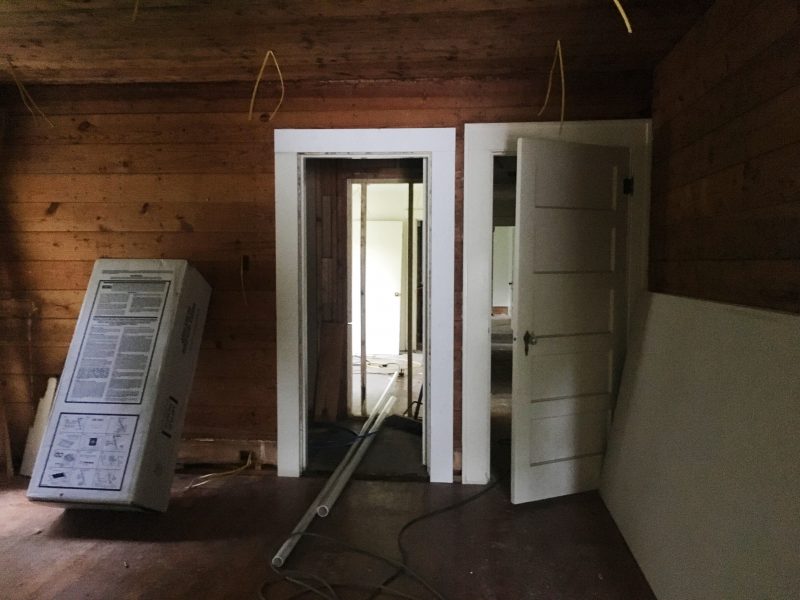 100 year old house master bedroom closet