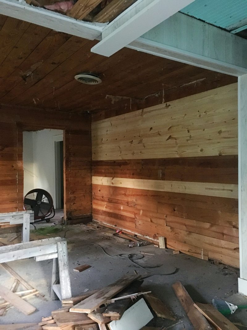 100 year old house shiplap repair