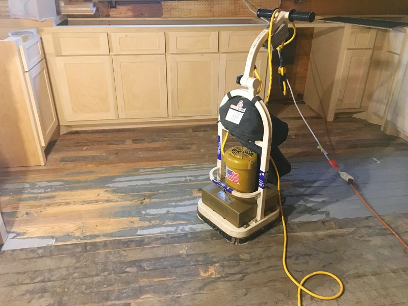 refinishing floors in a 100 year old house
