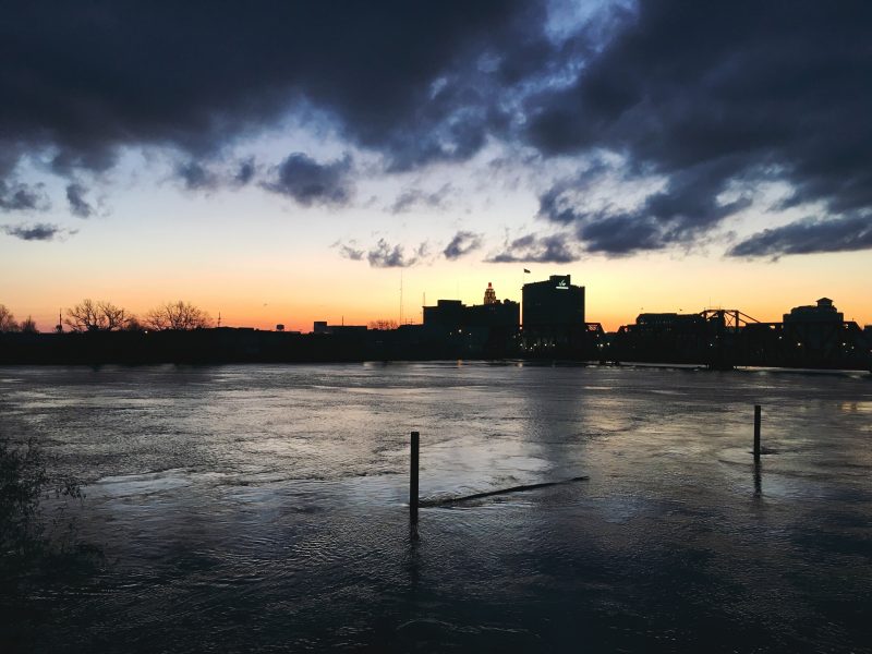 Dark skies and the bridge