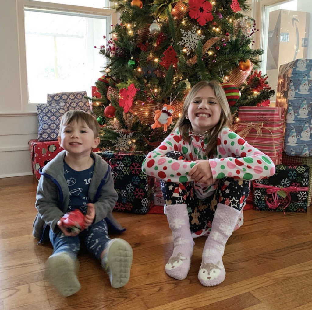 Olivia and Travis at Christmas 2018
