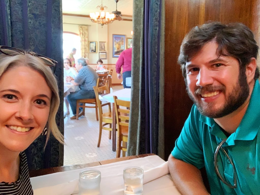 Pamela and Zach at Crescent City Steakhouse