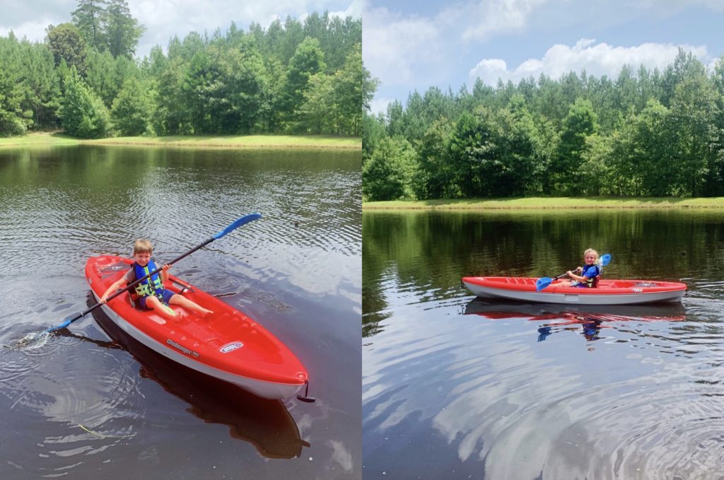 kayaking at Magnolia Ridge